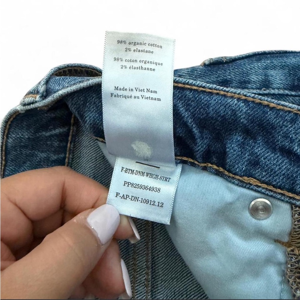 Everlane The High Rise Medium Wash blue jeans Women's Size 23 - Picture 7 of 8